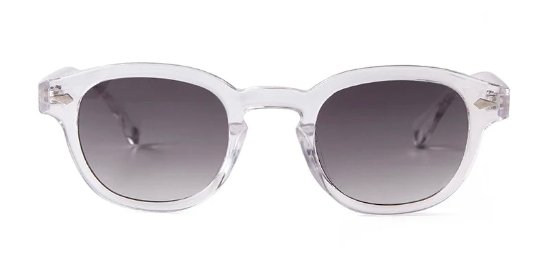 Lunettes De Soleil Transparentes Et Grises