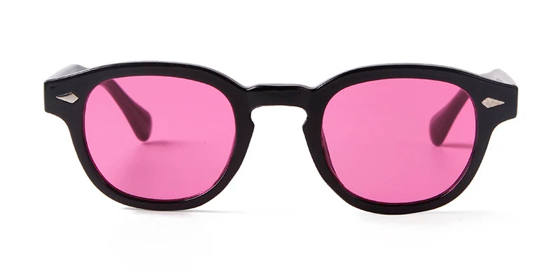 Lunettes De Soleil Noir et Rose